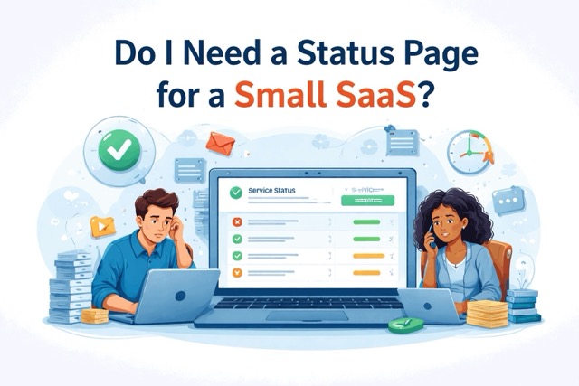 Do I Need a Status Page for a Small SaaS? Honest Answer (2026)